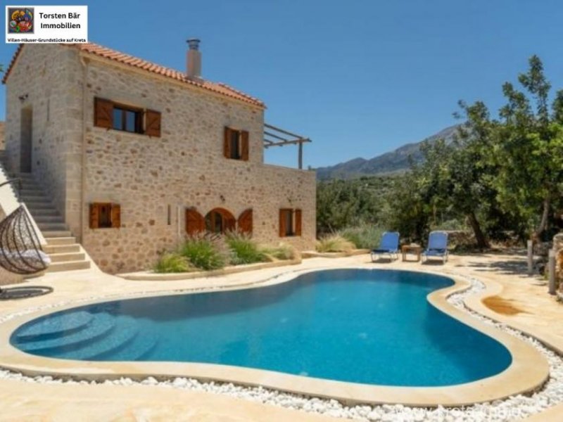 Melidoni, Apokoronas Kreta, Melidoni Villa mit 2 Schlafzimmern/2 Bädern mit privatem beheiztem Pool Haus kaufen
